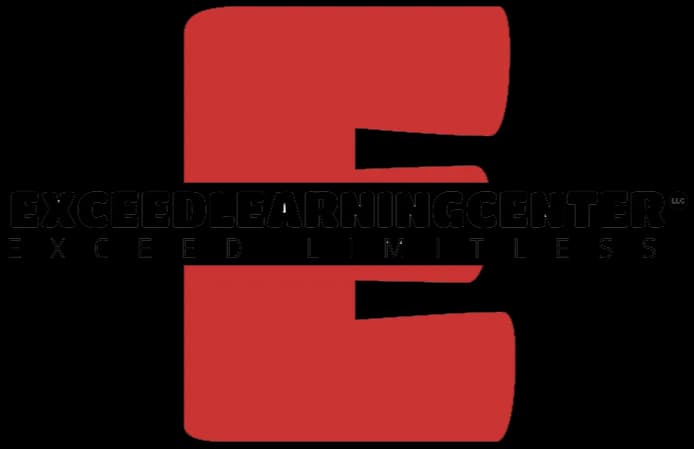 Exceed Learning Center Logo Black