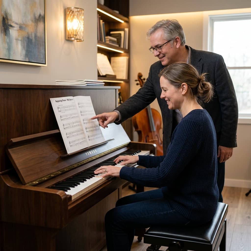 Adult piano lessons