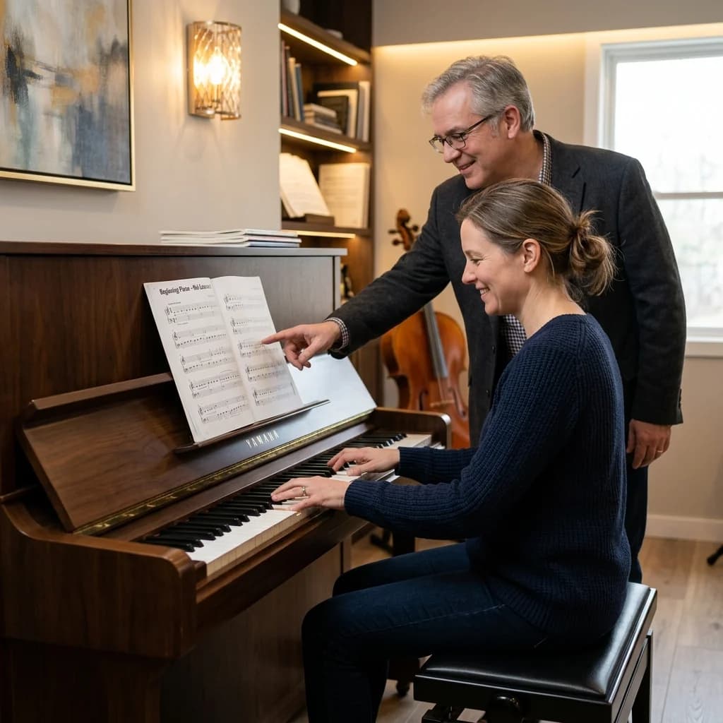 Adult piano lessons